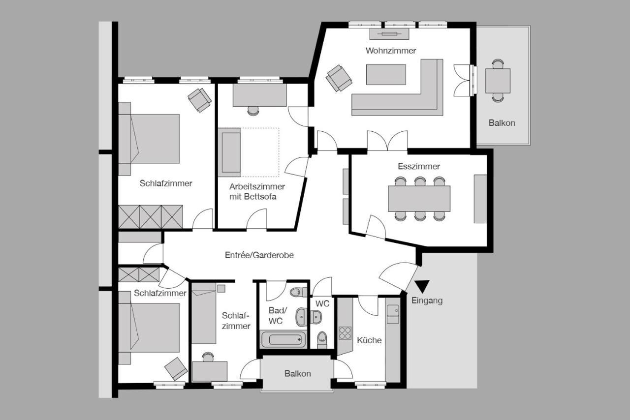 City Stay Furnished Apartments - Faesenstaubstrasse Schaffhausen Exterior foto